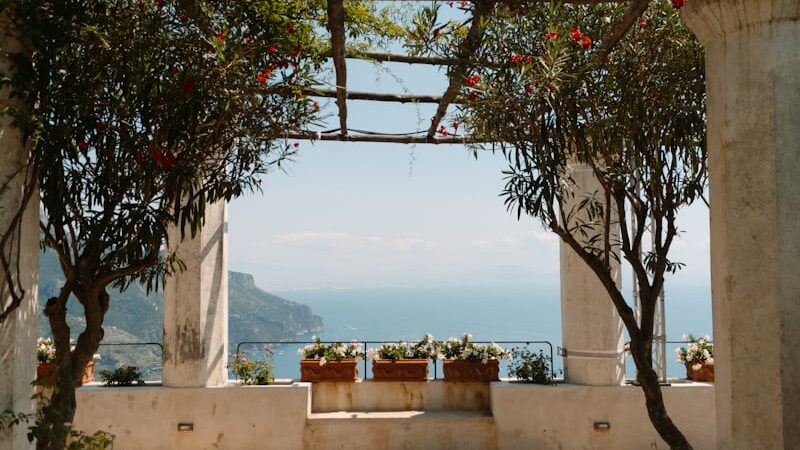 Luxury hotel in Italy with panoramic views of historic city landmarks.