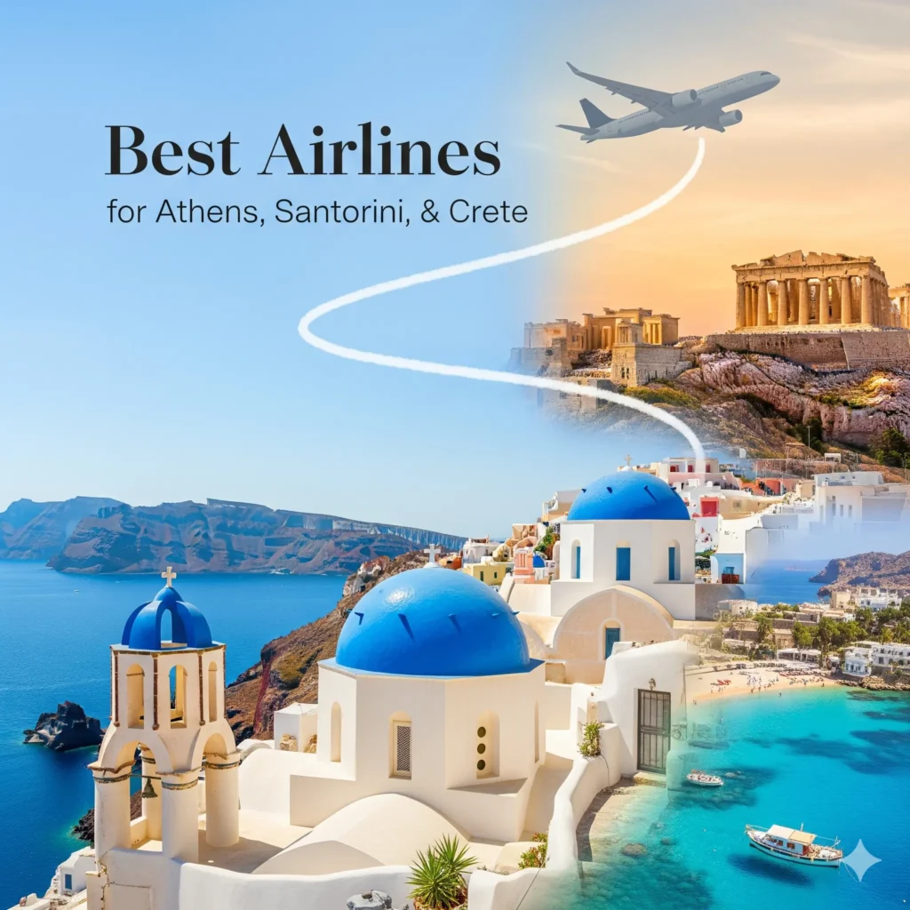 Budget Flights to Greece: Best Airlines for Athens, Santorini & Crete