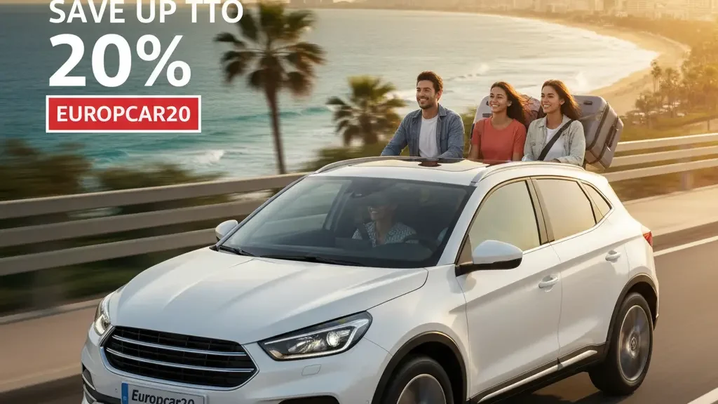 6. Europcar: Save up to 20% with EUROPCAR20.