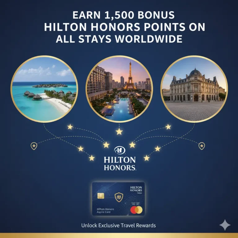 Earn 1,500 Bonus Hilton Honors Points on All Stays Worldwide