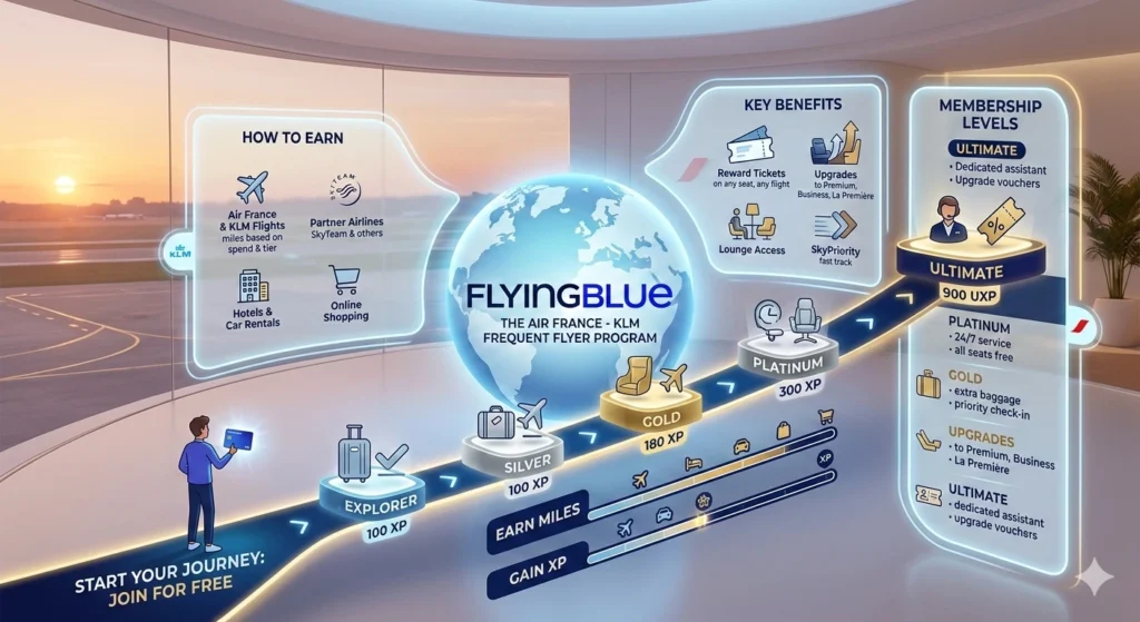 What is Air France's frequent flyer program?
