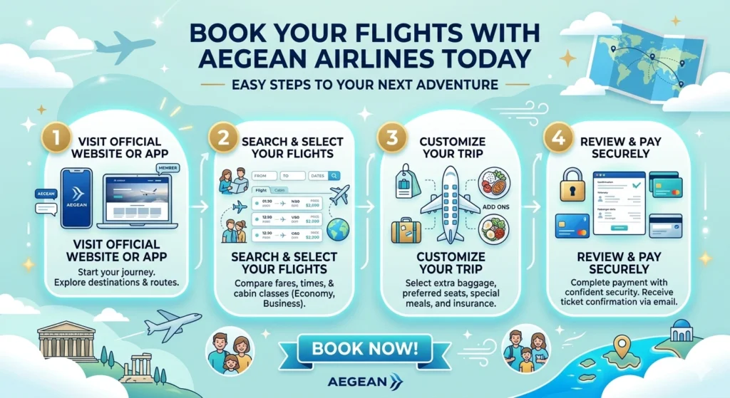Book Your Flights with Aegean Airlines Today