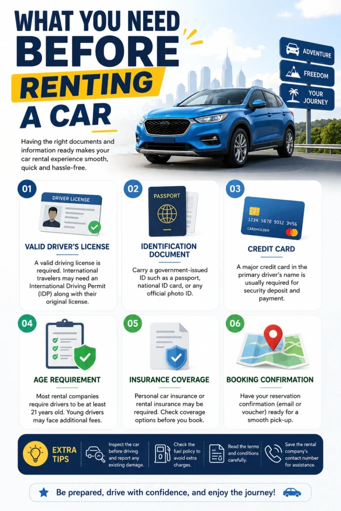 What You Need Before Renting a Car