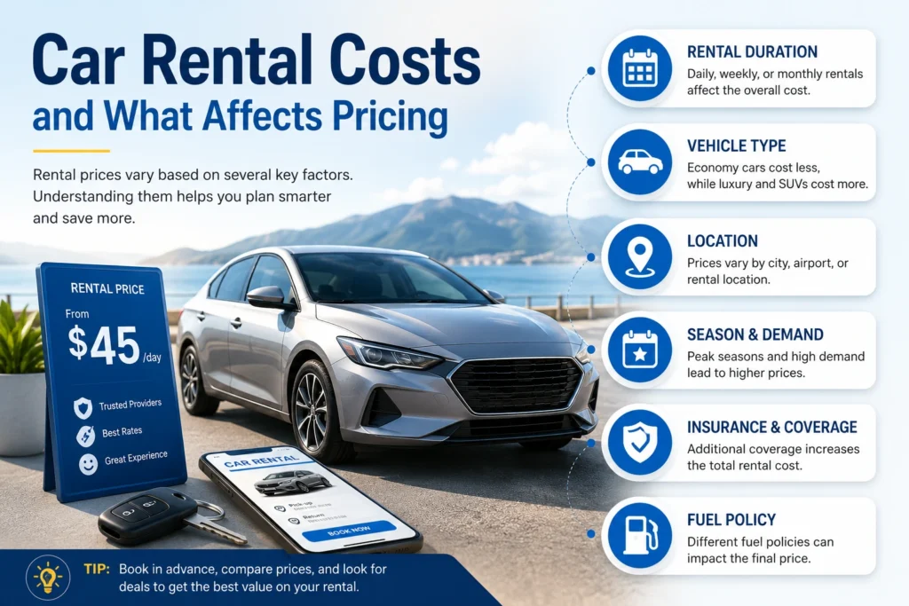 Car Rental Costs and What Affects Pricing