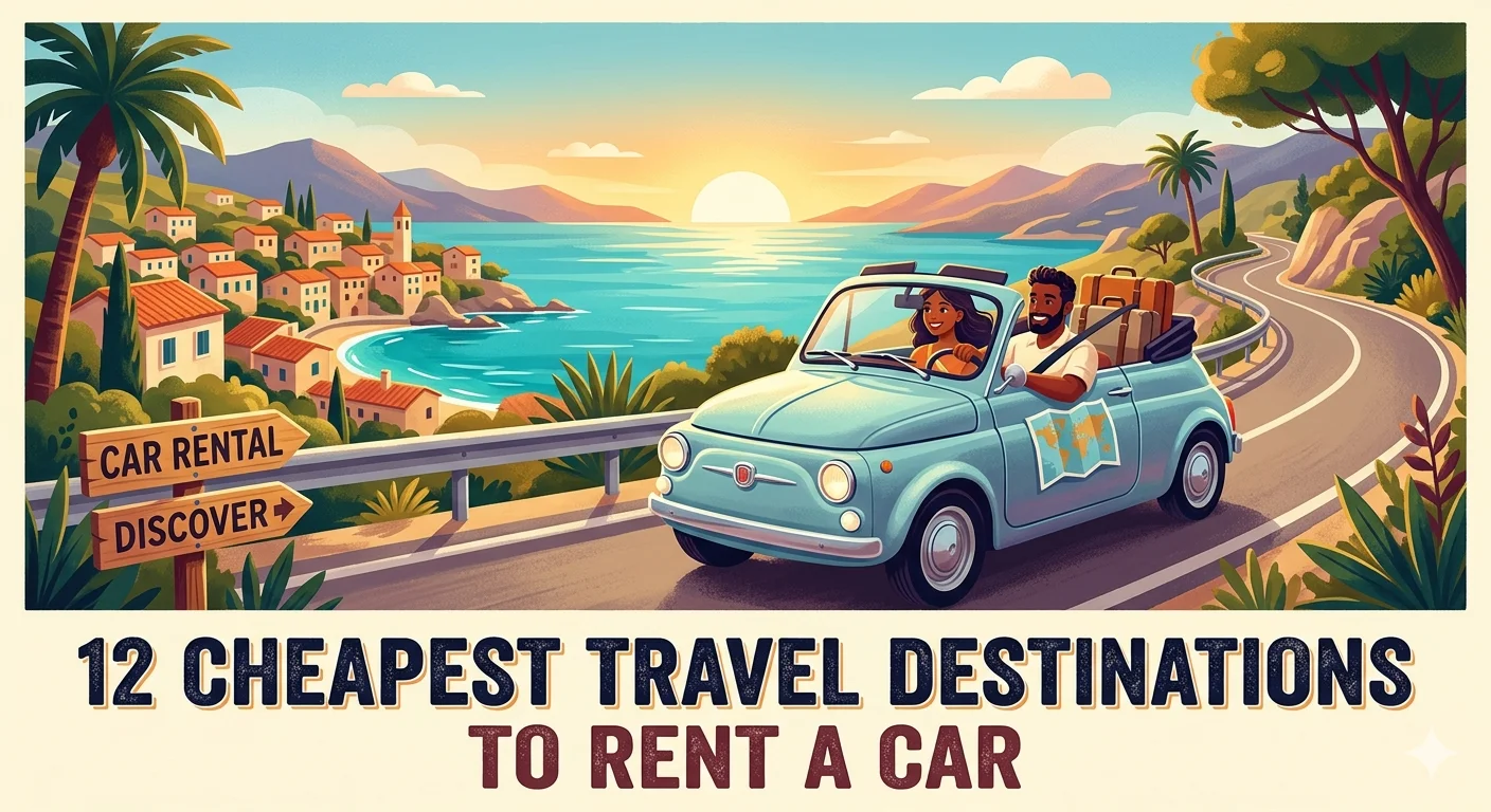12 Cheapest Travel Destinations to Rent a Car