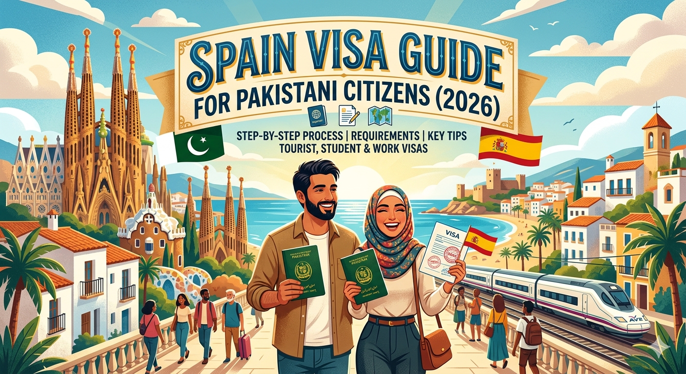Spain Visa Guide for Pakistani Citizens (2026)