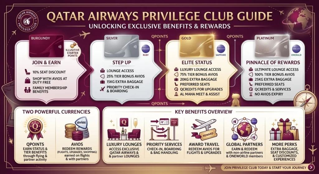 Qatar airways privilege Club