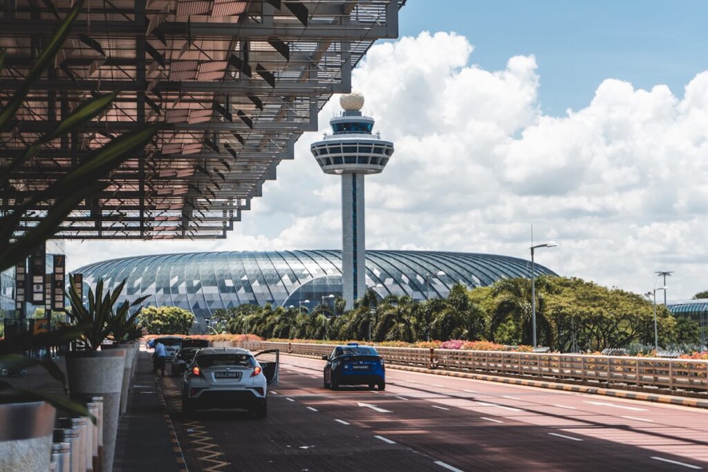 Arrival at Singapore Changi Airport