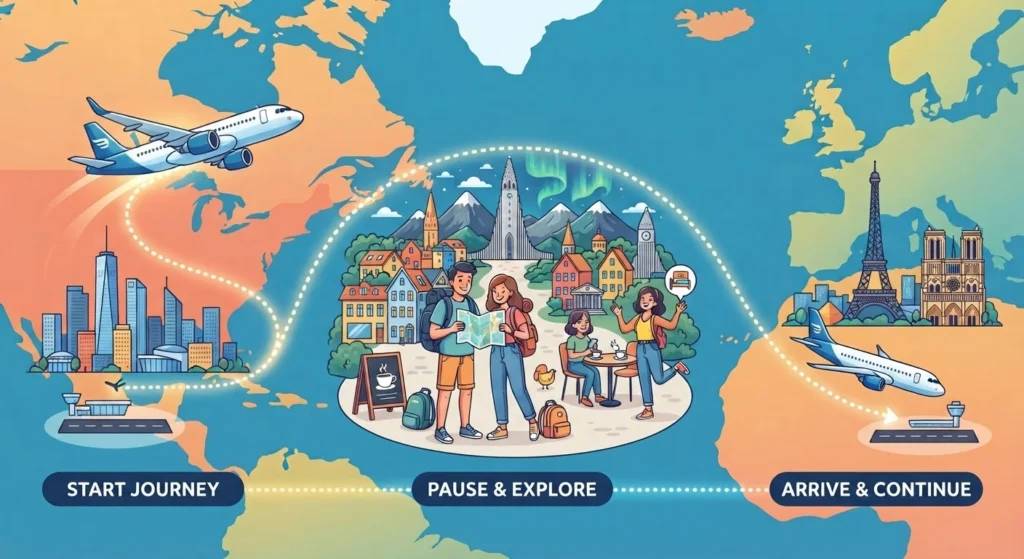 Airlines stopover works