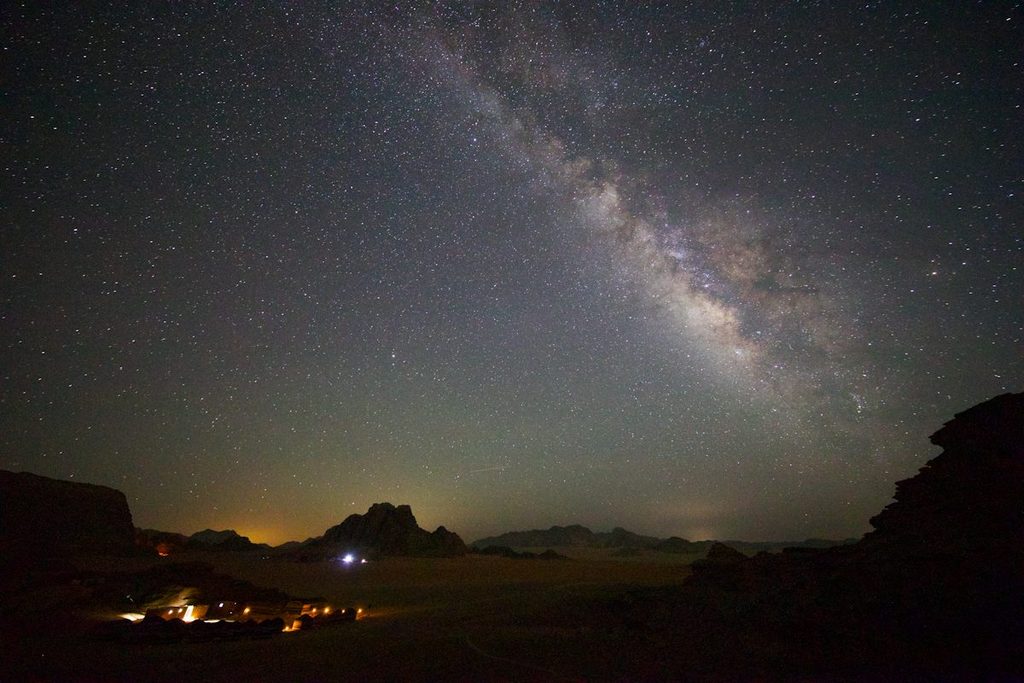 Rum valley night view