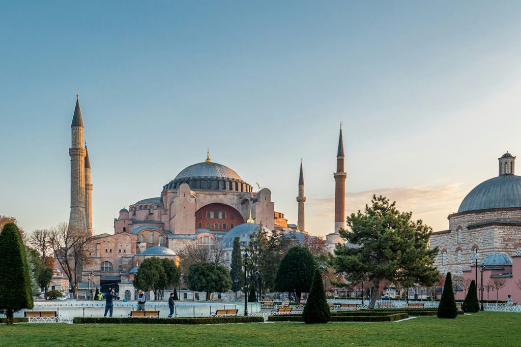 Beautiful mosque in turkey
