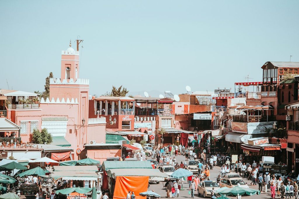 Morocco city view 