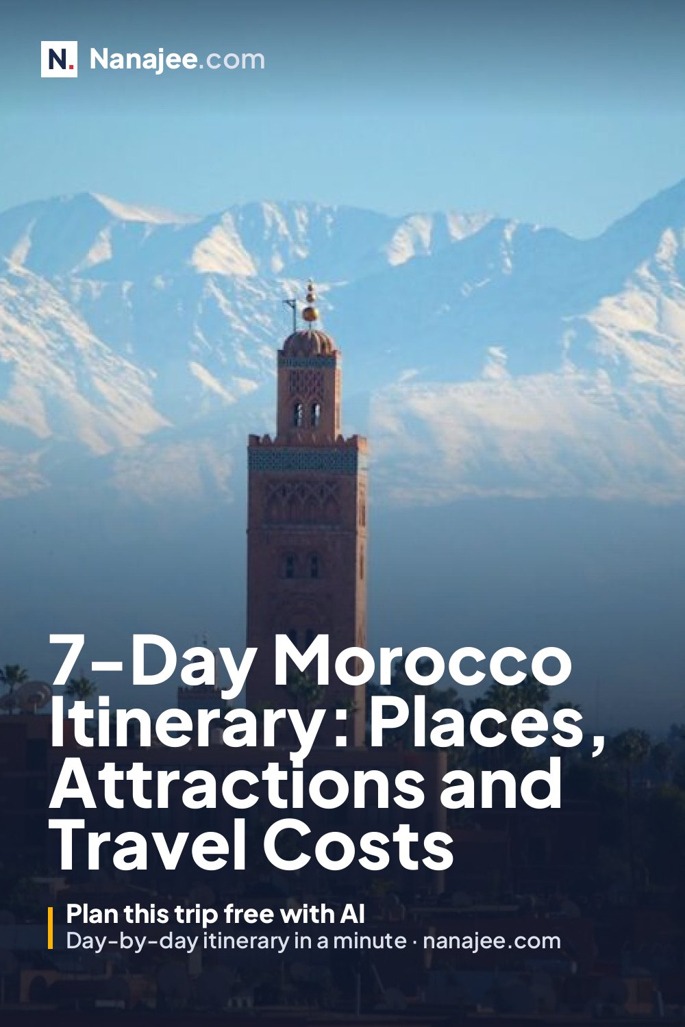 7-Day Morocco Itinerary: Places, Attractions and Travel Costs
